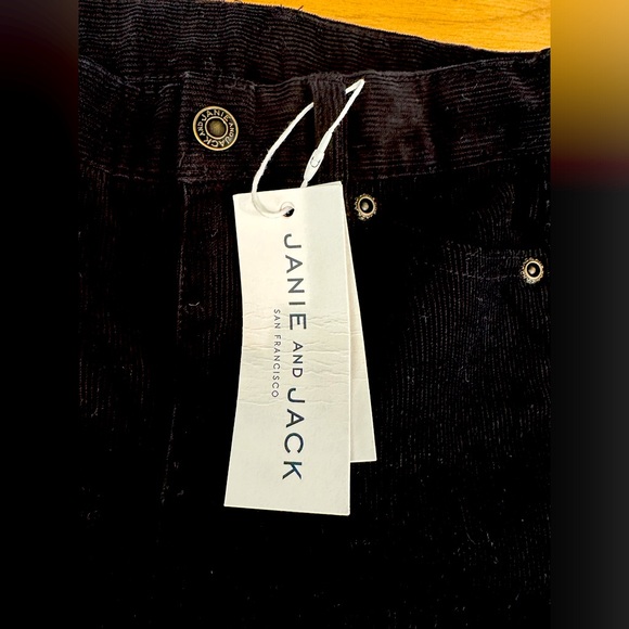 NWTs: Janie and Jack black corduroy pants size 18-24 months. - Picture 2 of 6